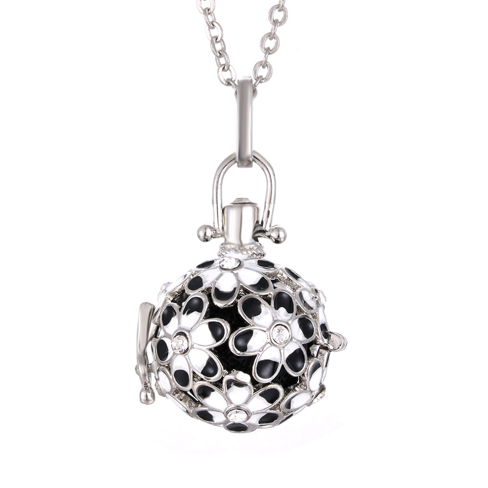 Daisy Drop Necklace – Scented Oil Diffuser Pendant