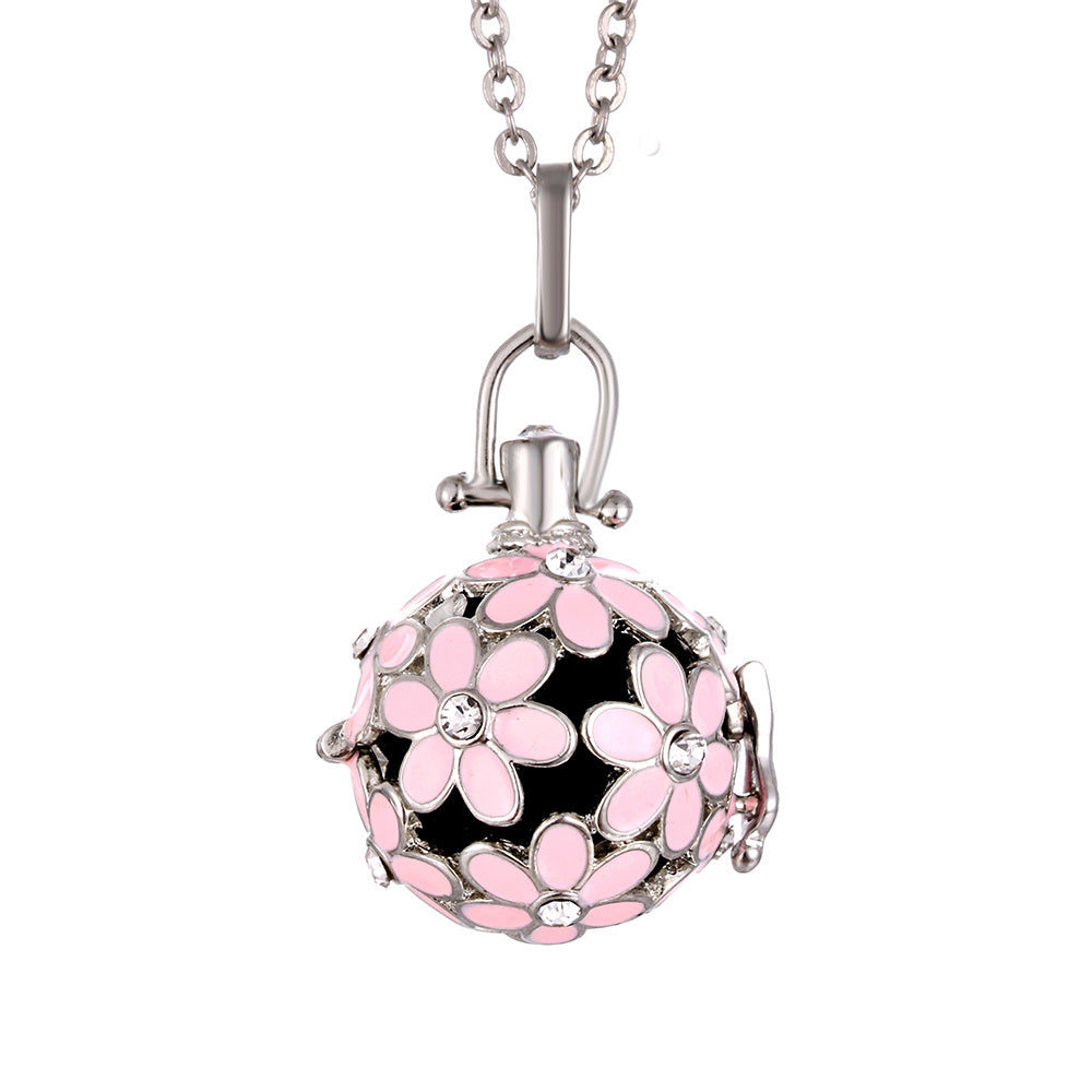Daisy Drop Necklace – Scented Oil Diffuser Pendant
