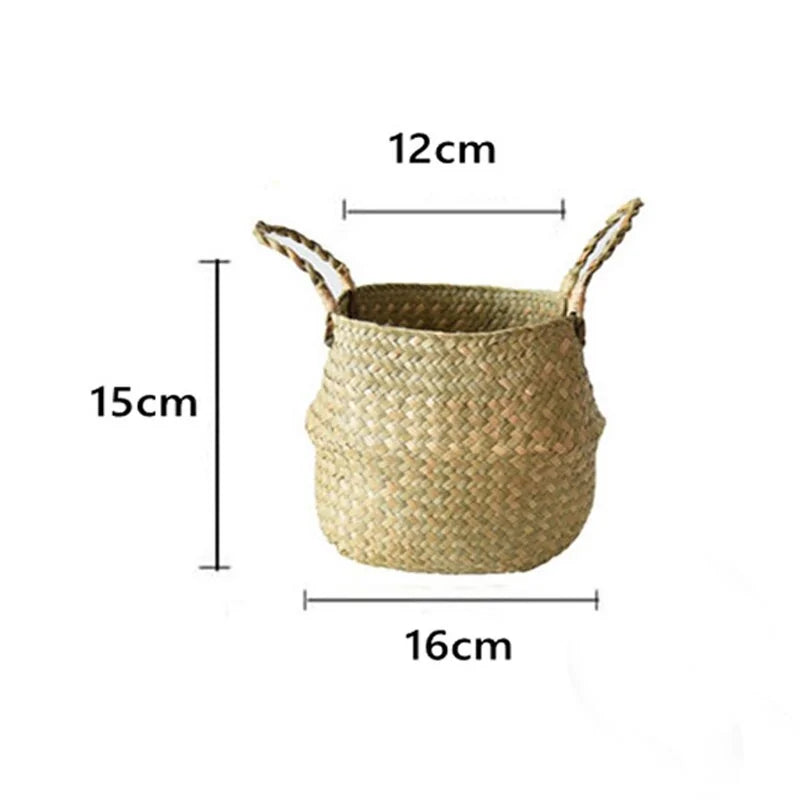 Seagrass Hanging Planter Basket