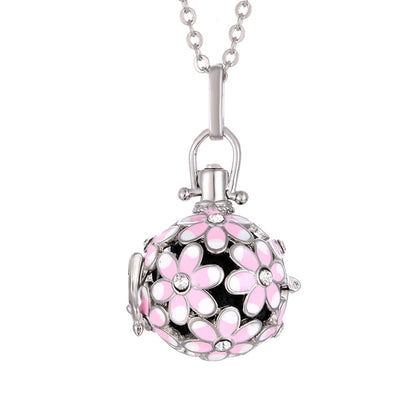 Daisy Drop Necklace – Scented Oil Diffuser Pendant