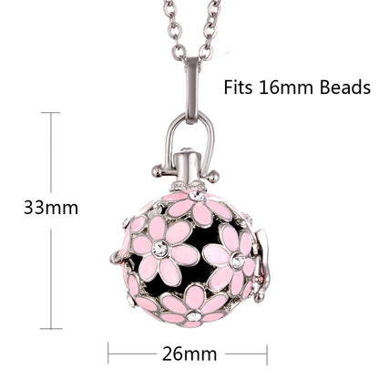 Daisy Drop Necklace – Scented Oil Diffuser Pendant
