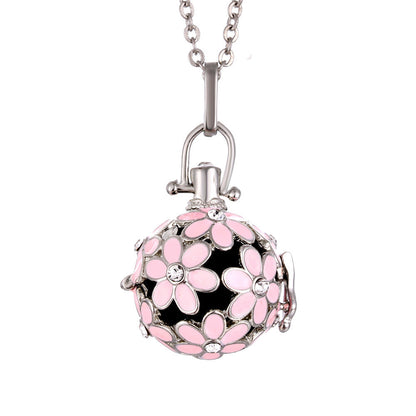 Daisy Drop Necklace – Scented Oil Diffuser Pendant