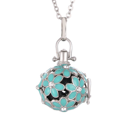 Daisy Drop Necklace – Scented Oil Diffuser Pendant