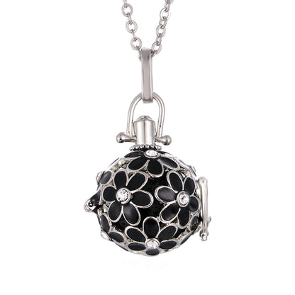 Daisy Drop Necklace – Scented Oil Diffuser Pendant
