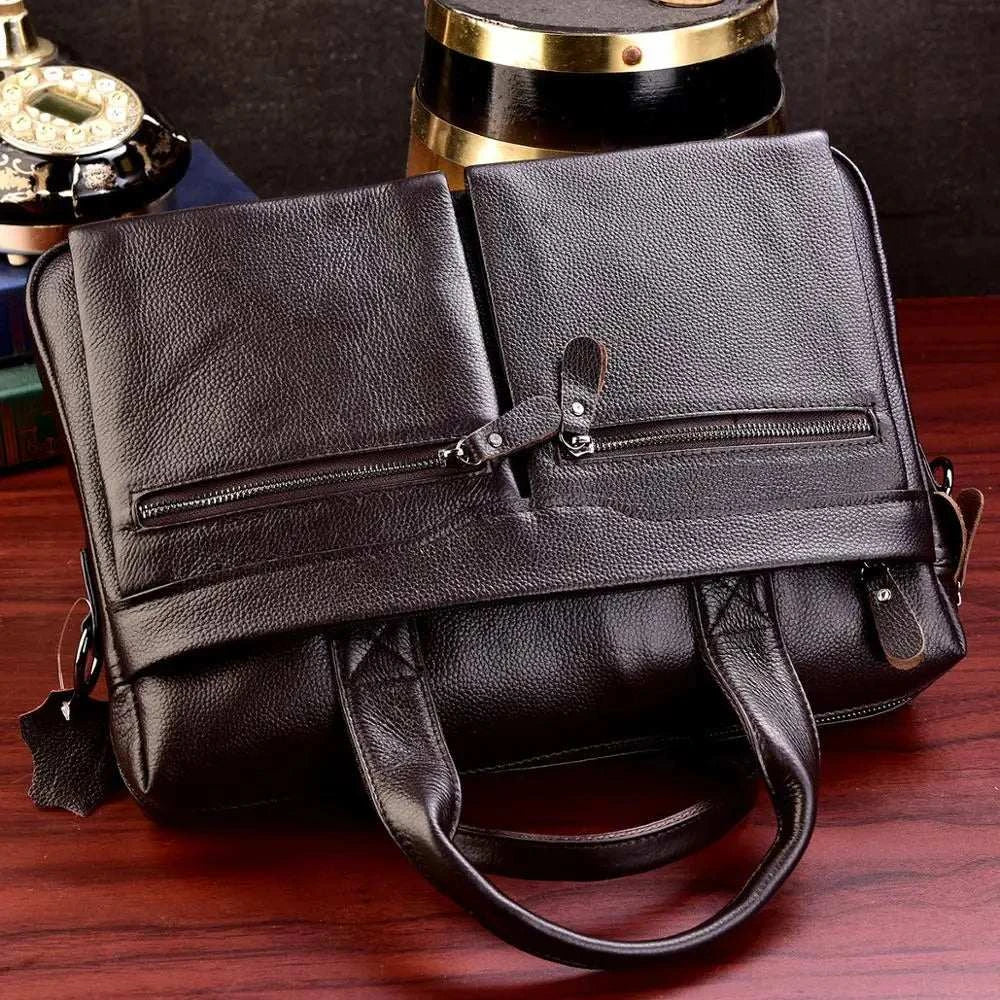 Men's  Leather Handbags Perlen Wiot