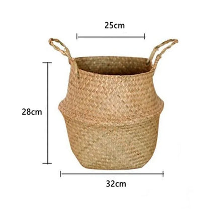 Seagrass Hanging Planter Basket