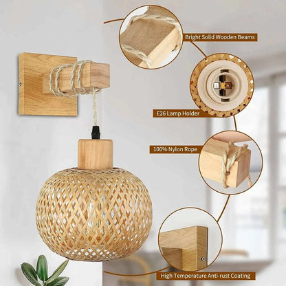 Bamboo Wall Lamp