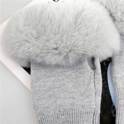 Rabbit Fur Gloves