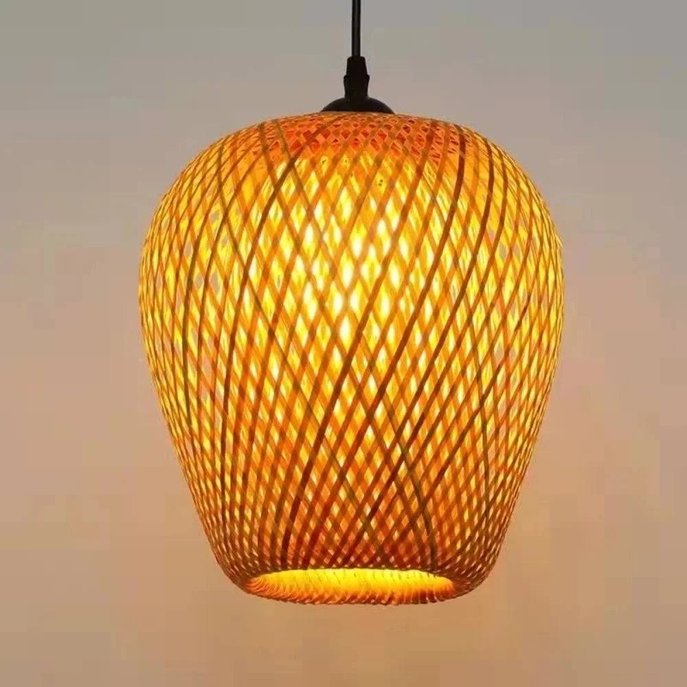 Illuminate your space with the elegant Bamboo Pendant Lamp.