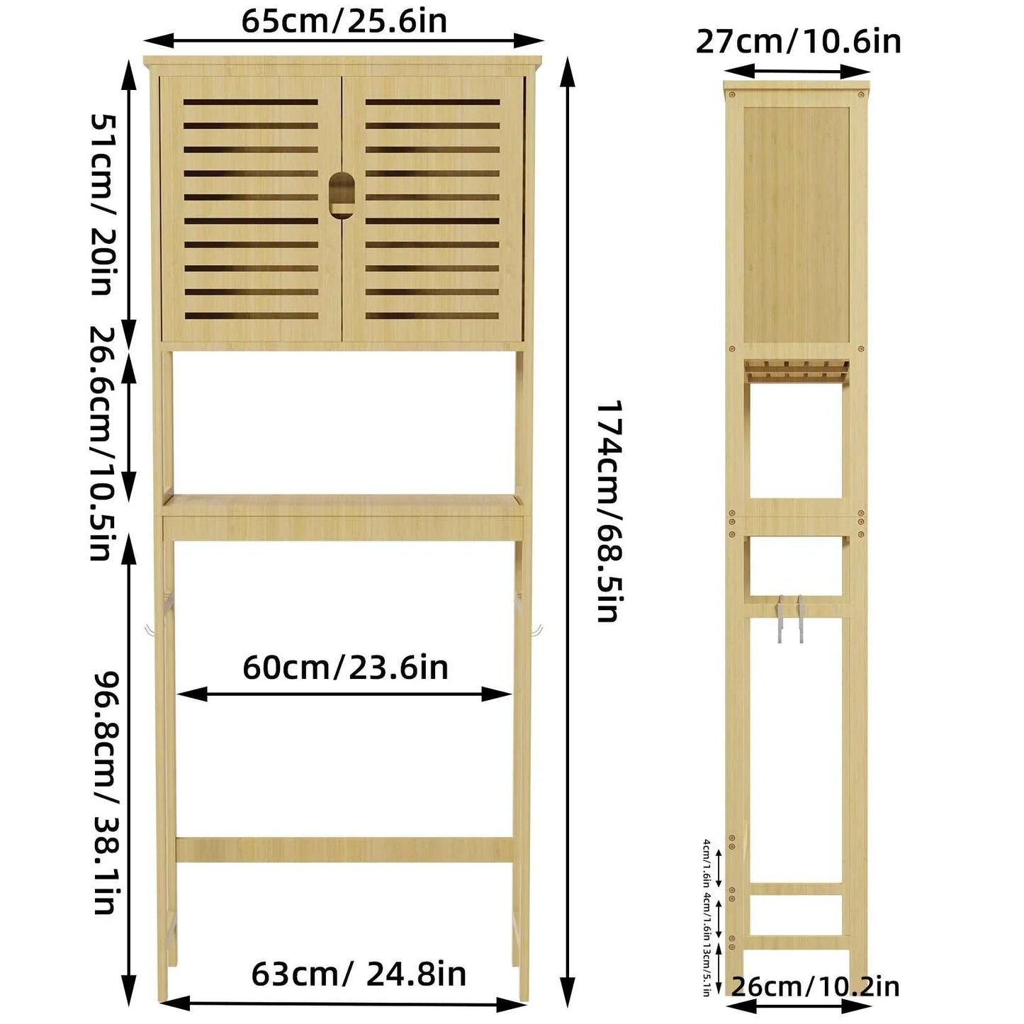 Over The Toilet Storage Cabinet