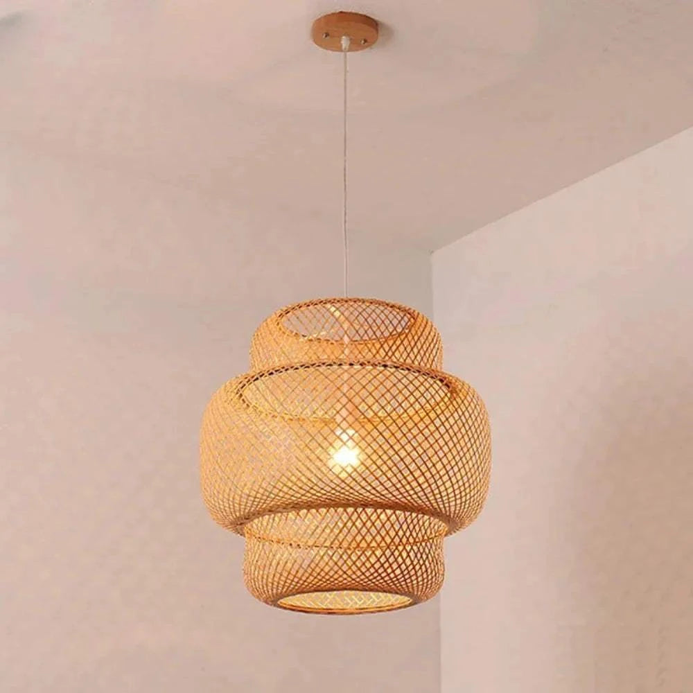 Rattan Bamboo Lamp