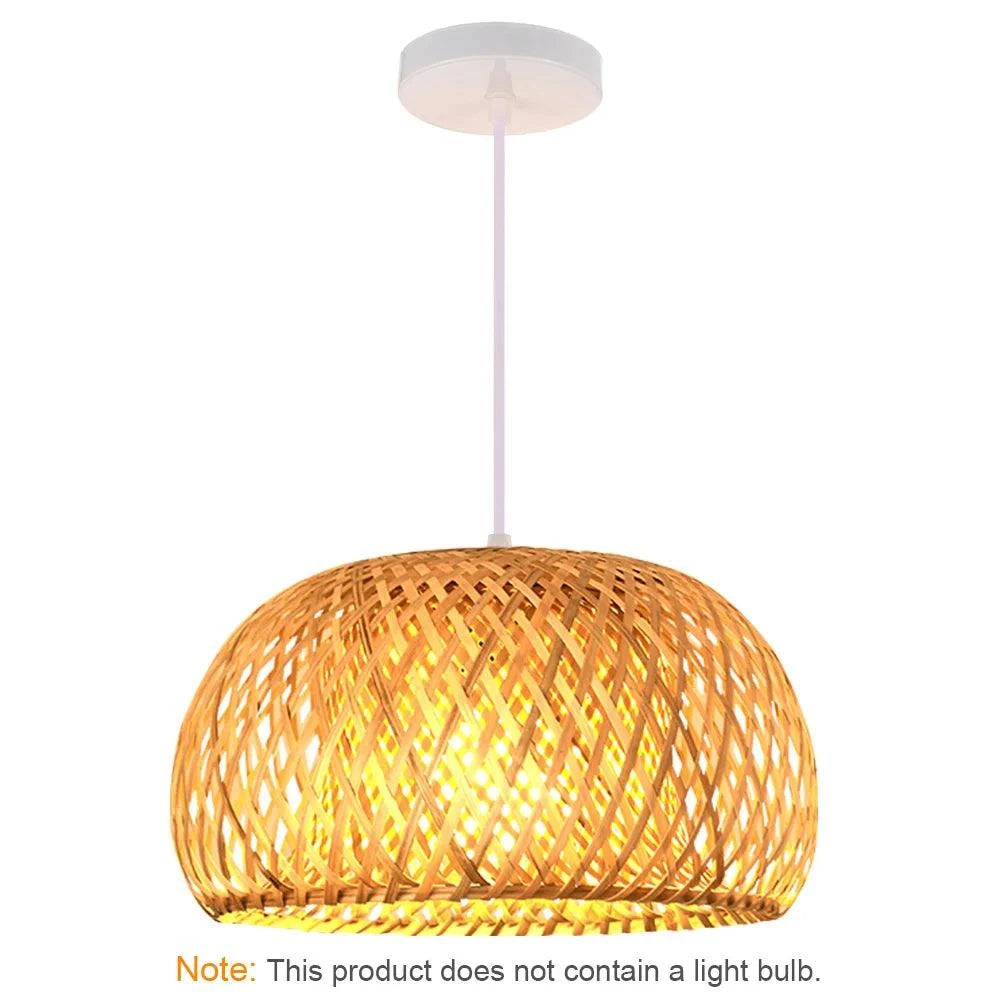 Illuminate your space with the elegant Bamboo Pendant Lamp.