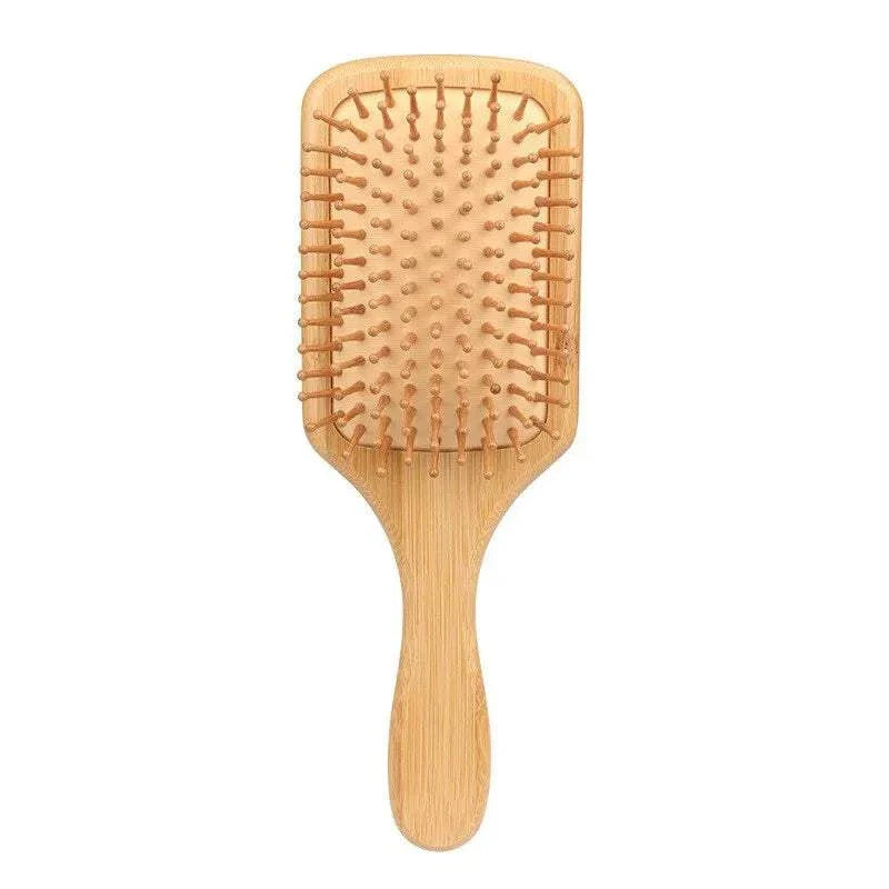 Bamboo Air Cushion Comb - Eco-Friendly, Lightweight and Gentle on Hair