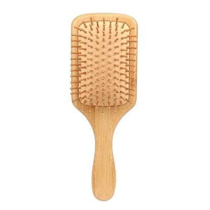 Bamboo Air Cushion Comb - Eco-Friendly, Lightweight and Gentle on Hair