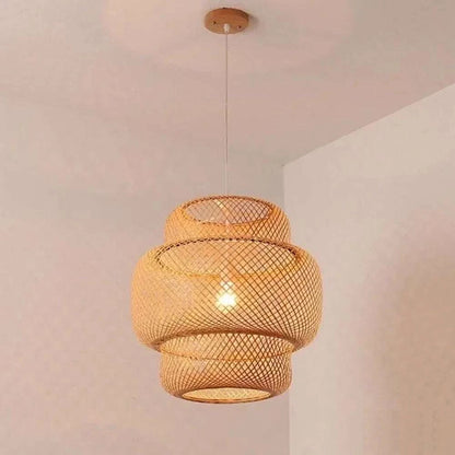 Illuminate your space with the elegant Bamboo Pendant Lamp.