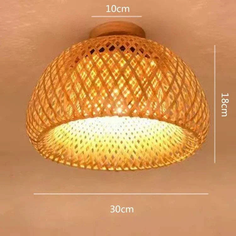 Natural Bamboo Ceiling Light: Eco-Friendly, Stylish Lighting for Your Home