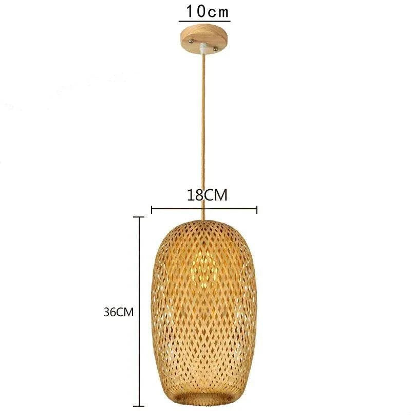 Bamboo Hanging Light Pendant