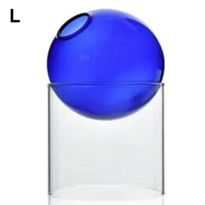 Creative Spheroidal Glass Vase: A modern, artistic touch for your home decor.