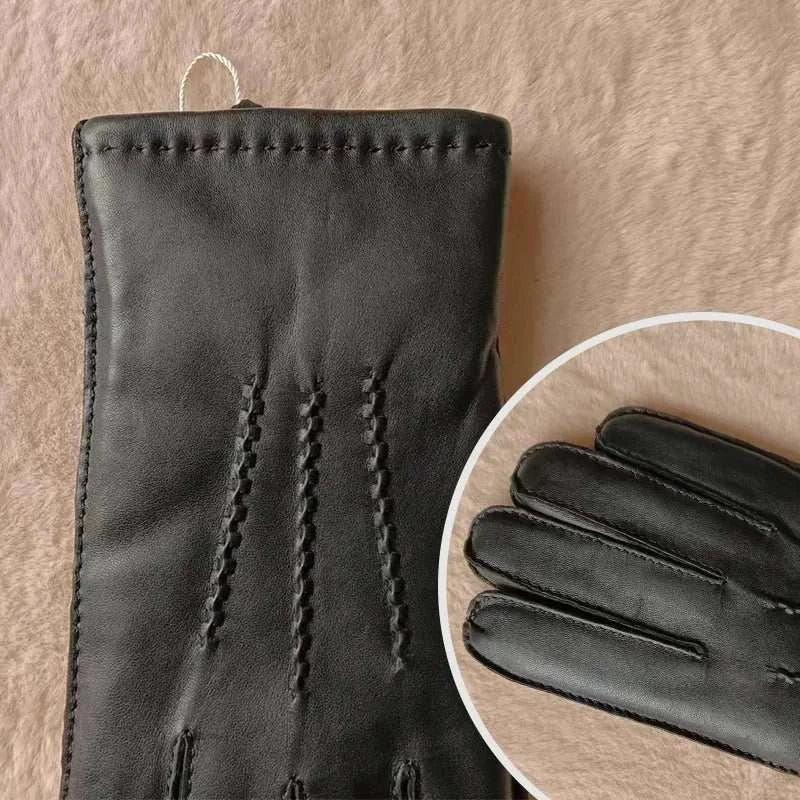 Lambskin Leather Gloves