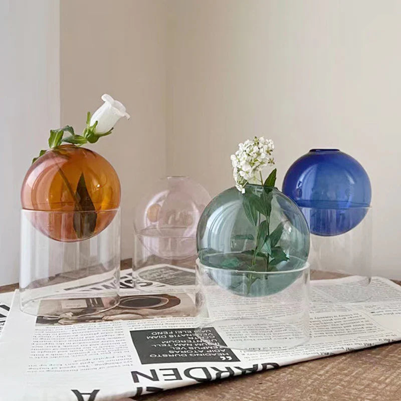 Creative Spheroidal Glass Vase