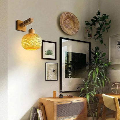 Bamboo Wall Lamp