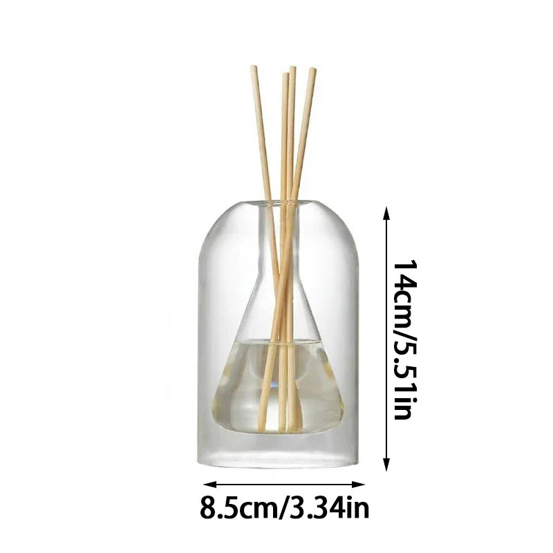 Essential Oil Diffuser with Sticks: Stylish aroma for your home or office.