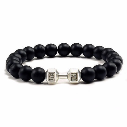 Black Lava Stone Aromatherapy Bracelet – Natural Volcanic Beads for Men and Women