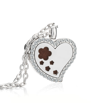 Heart-Shaped Essential Oil Diffuser Necklace – Aromatherapy Jewelry